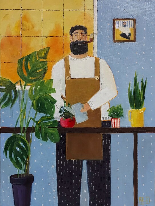 The weekend 绘画, 15.8x11.8 in