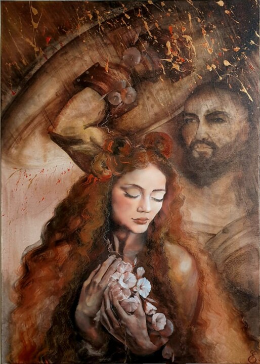 "Complementarity"- 100×70 绘画, 39.4x27.6 in