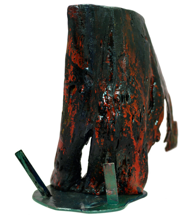 Sculpture intitulée "Chaos Antinomique N…" par Luc Martin (lucart), Œuvre d'art originale, Acier inoxydable