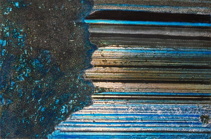 Peinture intitulée "The black tourmaline" par Martina Dupont, Œuvre d'art originale, Acrylique Monté sur Châssis en bois