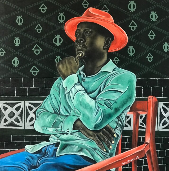 绘画,  36x36 in 