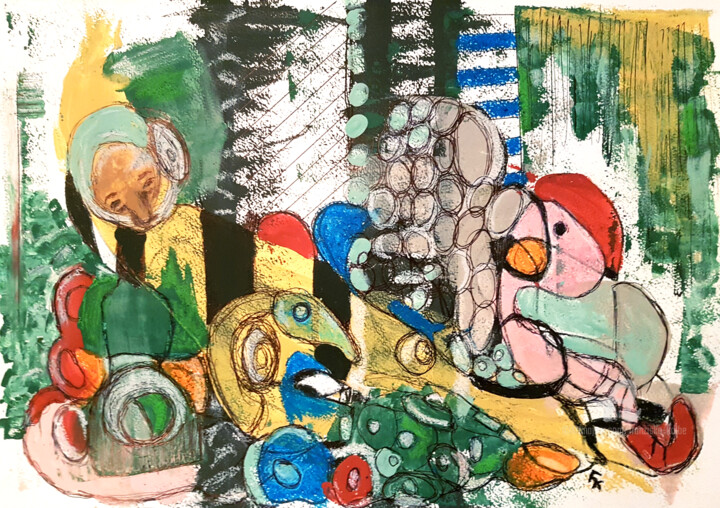 14/12/23 绘画, 11.7x16.5 in