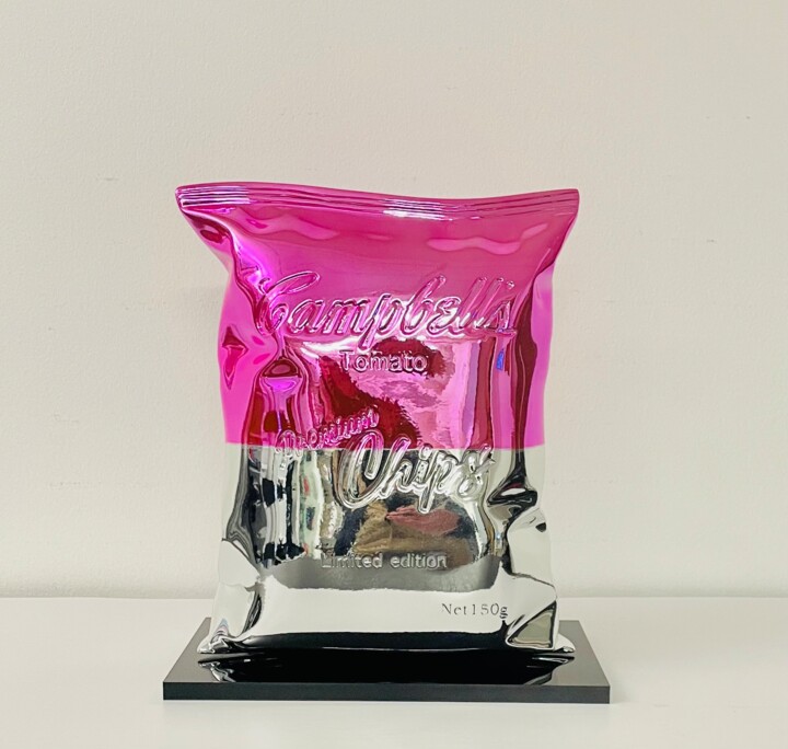 Amazing chips pink Скульптура, 10,2x8,7 in