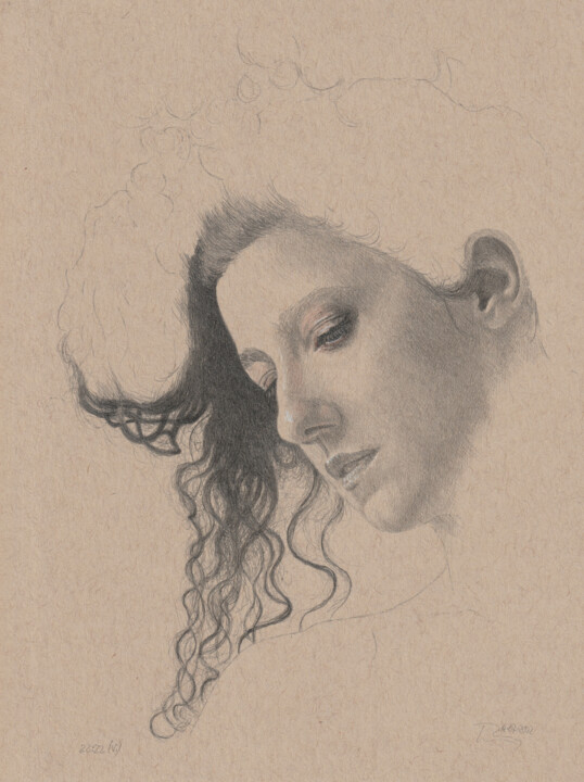 "V. (22:22)" Resim, 7,9x5,9 in