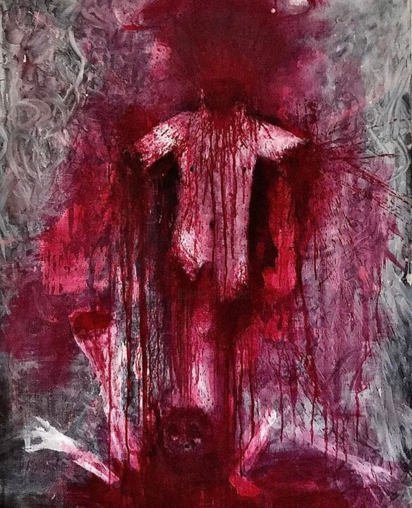 绘画,  34.3x26.4 in 