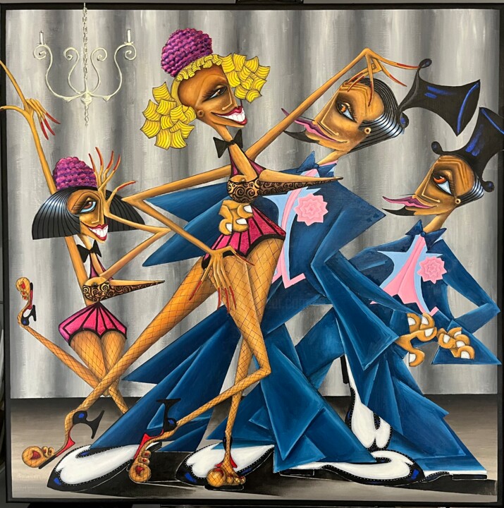 Kabaret starszych panów 绘画, 39.4x39.4 in