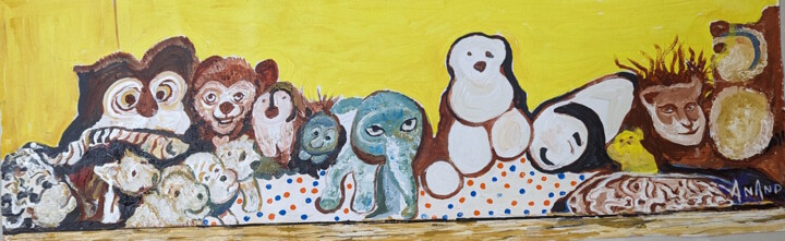 TOYS AND JOY 绘画, 16x48 in