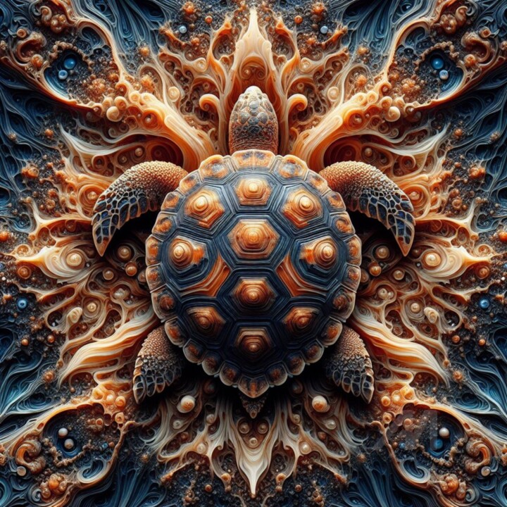 Symétrie des tortues 数字艺术