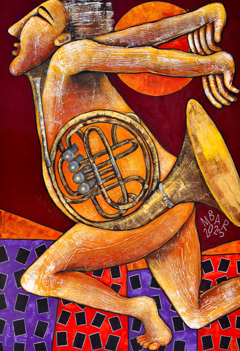 Music inside 绘画, 39.4x27.6 in