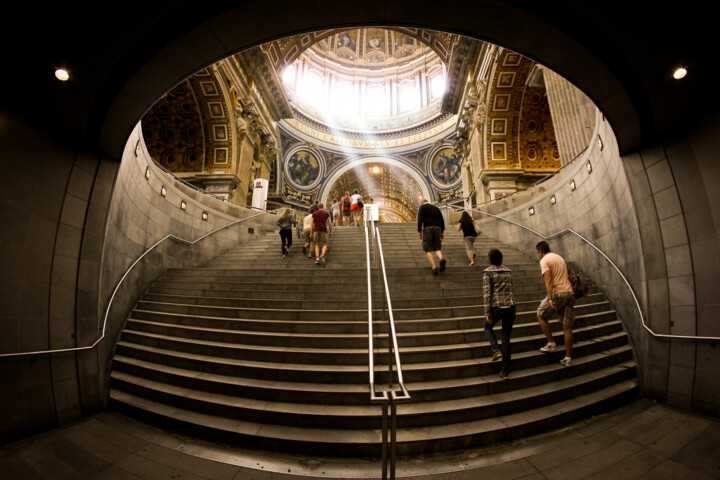 Sortie Métro Basilique St Pierre 摄影