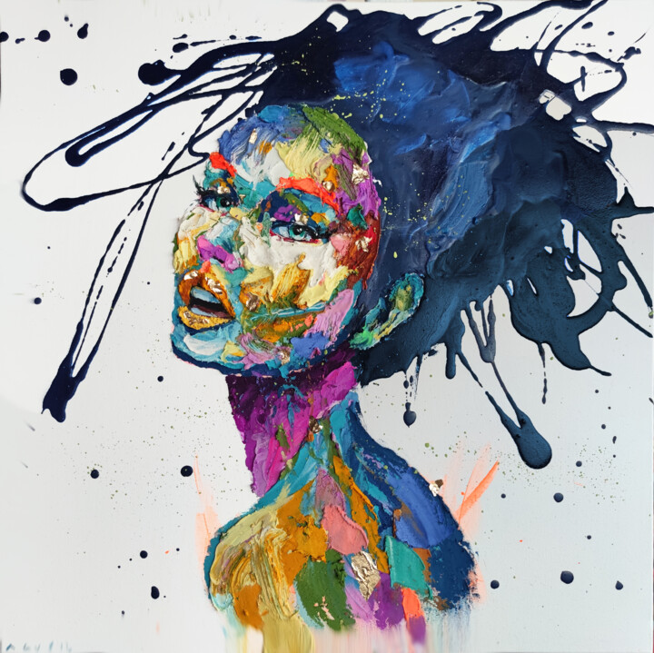 绘画,  23.6x23.6 in 
