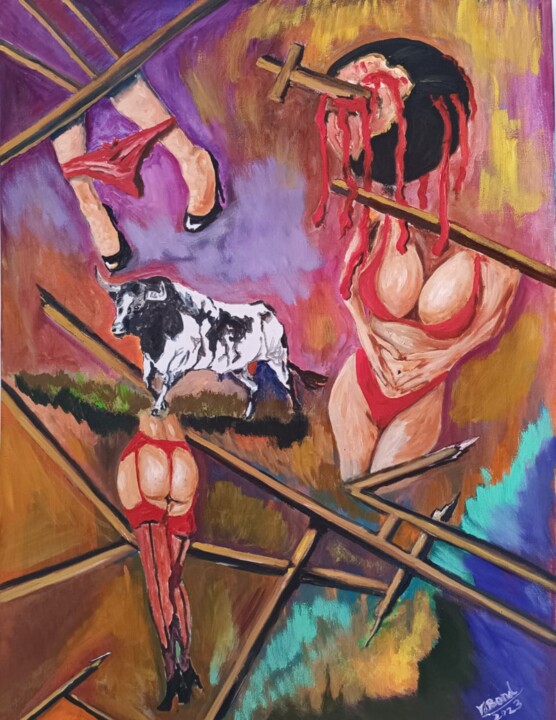 Lust 绘画, 31.5x23.6 in
