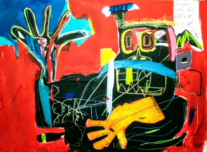 绘画,  28.7x39.4 in 