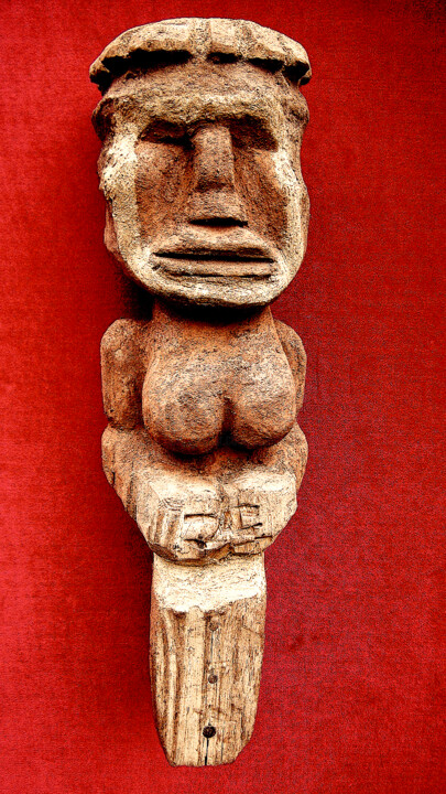 voodoo # 56 雕塑, 16.1x3.5 in