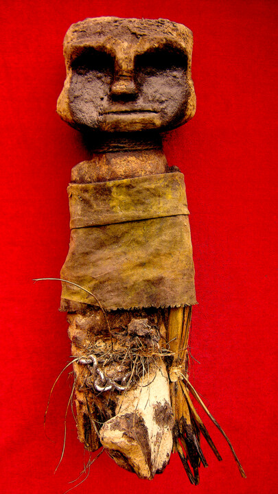 voodoo # 59 雕塑, 15.8x4.7 in