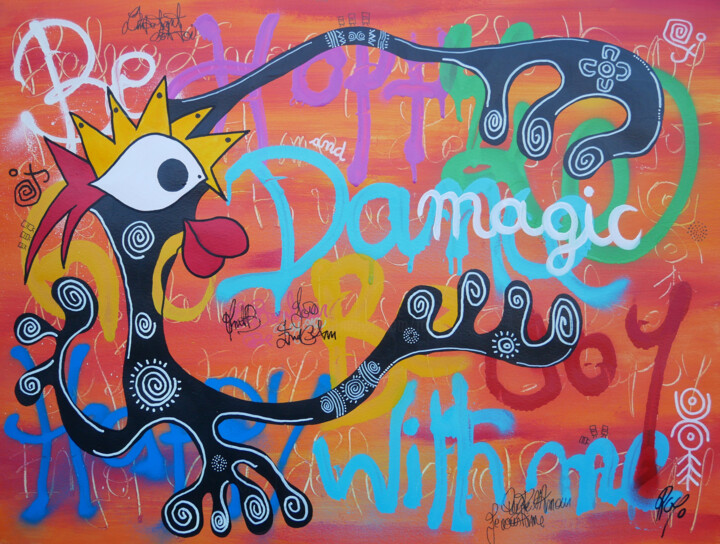 MAGIC BE FREE 绘画, 19.7x25.6 in
