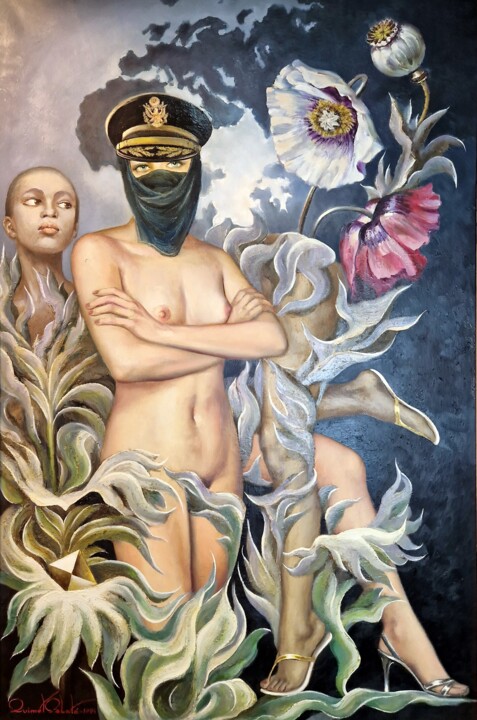 Sueño ilícito 绘画, 76.8x51.2 in