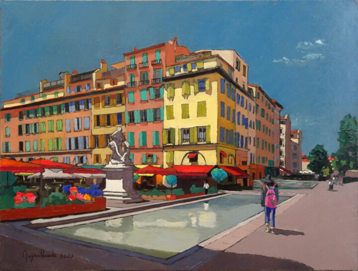 Milon de Crotone 绘画, 18.1x24 in