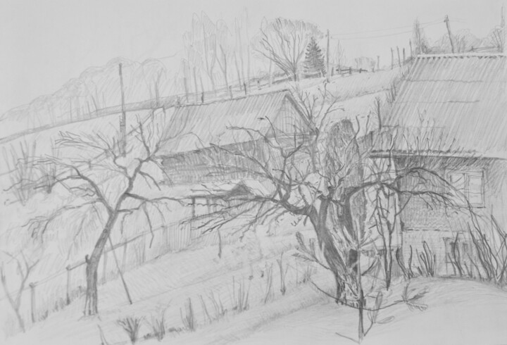 图画,  7.9x11.4 in 