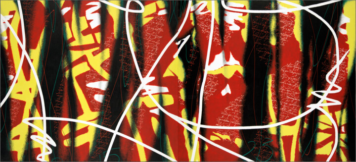 绘画,  39.4x86.6 in 