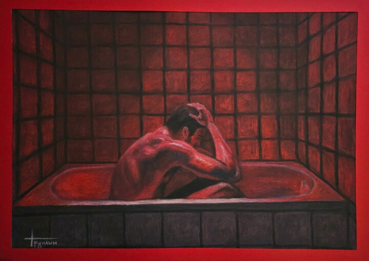 绘画,  19.7x27.6 in 