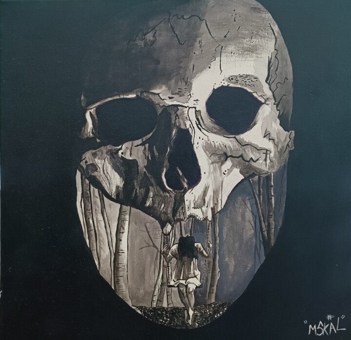 绘画,  15.8x15.8 in 