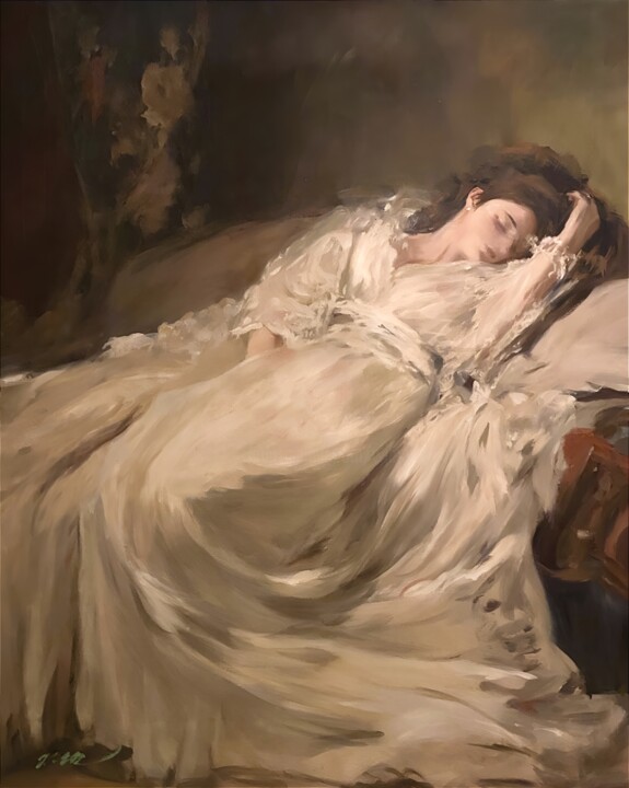 'The Dreamer' 绘画, 25x20 in