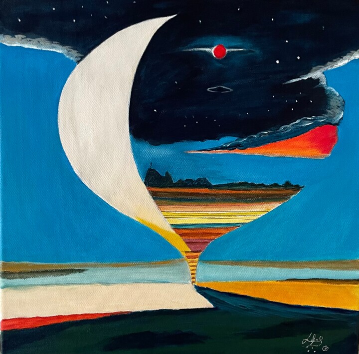 Terra Nova 绘画, 15.8x15.8 in