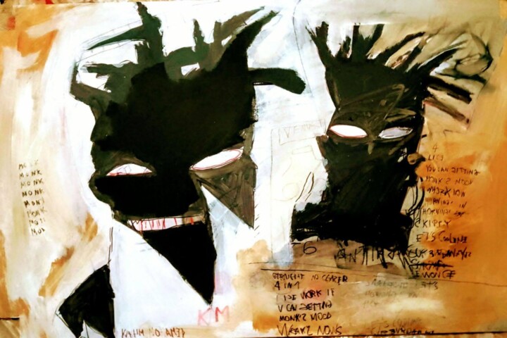 Monk 8 绘画, 22.1x35 in