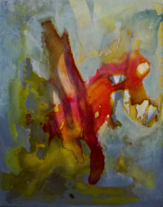State of Freedom 4 绘画, 19.7x15.8 in