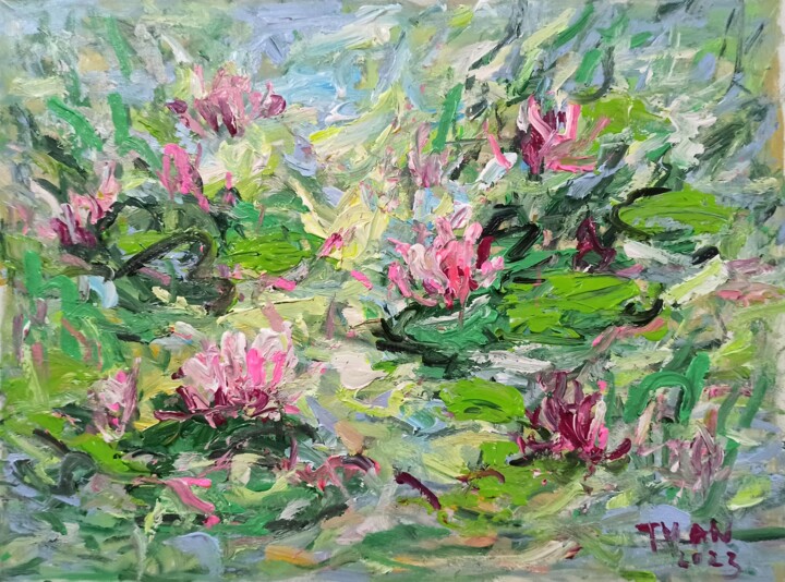Water lily, Flower of purity 22 绘画, 23.6x31.5 in
