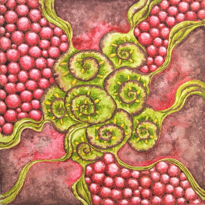 New Life 绘画, 9.8x9.8 in