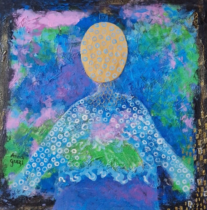 Le précieux la veille de Noël 绘画, 8.7x8.7 in