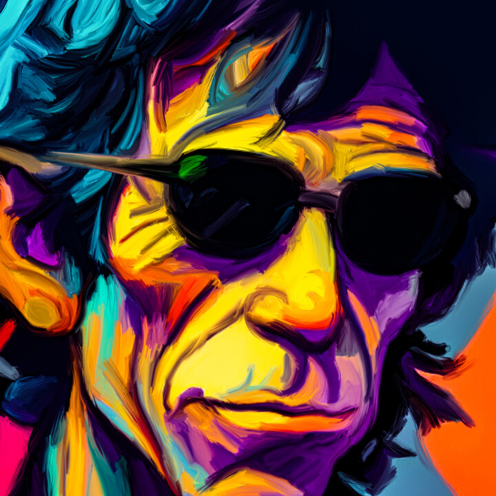 Keith R 绘画, 55.1x55.1 in
