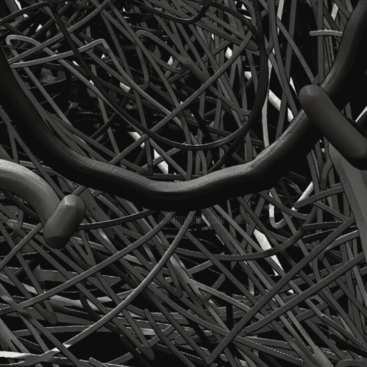 Artwork's surface or texture