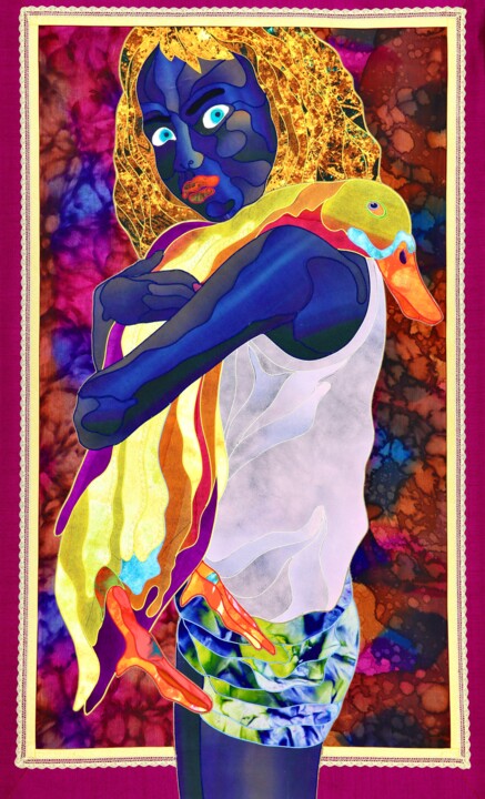纺织艺术,  57x32 in 