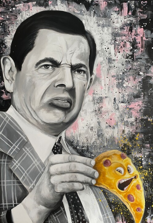 In Food We Trust? 绘画, 39.4x27.6 in