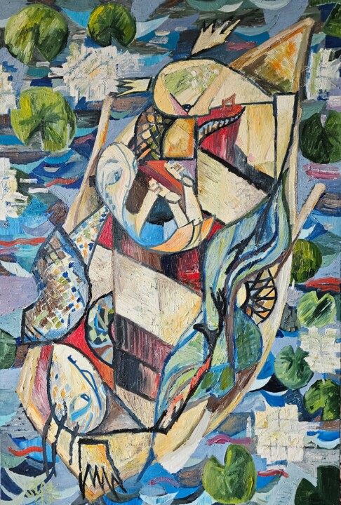 Странная семья 绘画, 47.2x31.5 in