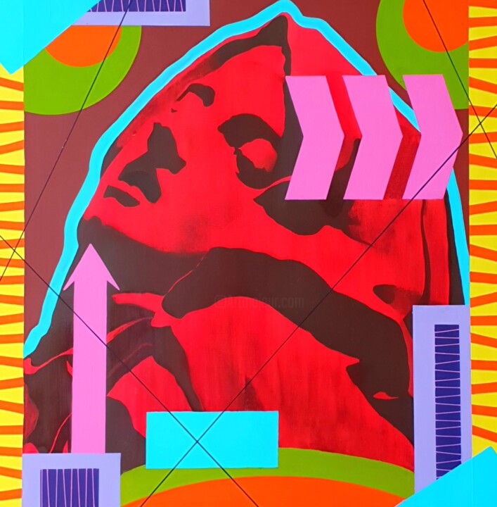 The Ecstasy of Saint Teresa 绘画, 20x20 in