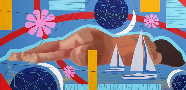 绘画,  20x40 in 