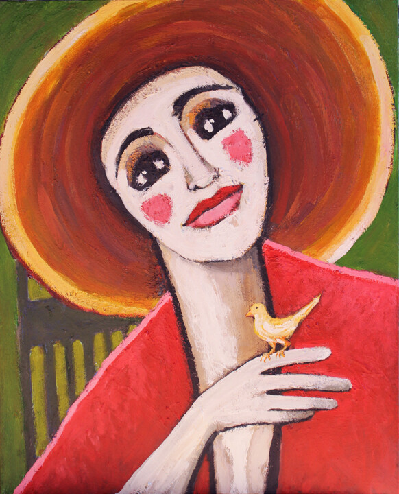 Adela 绘画, 39.4x31.9 in