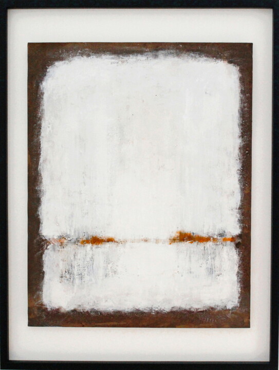 No. 2000_Méduse blanche 绘画, 25.2x19.7 in