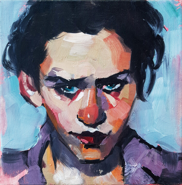 绘画,  7.9x7.9 in 