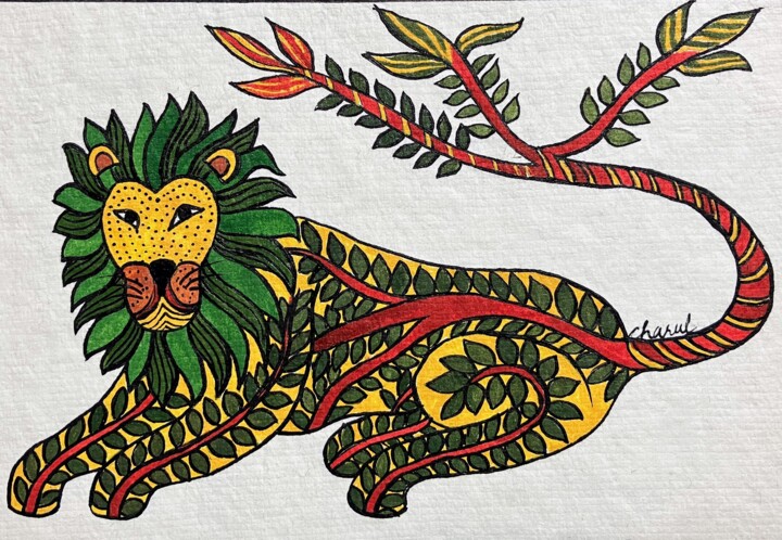 绘画,  3.7x5.9 in 