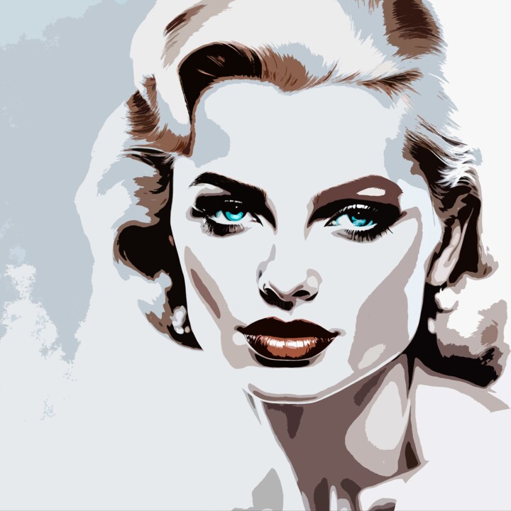 Grace Kelly No.3 数字艺术