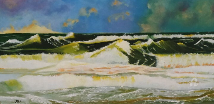 Painting,  15.8x31.5 in 