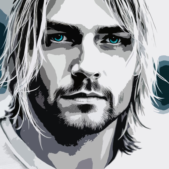 Kurt Cobain No.1 数字艺术