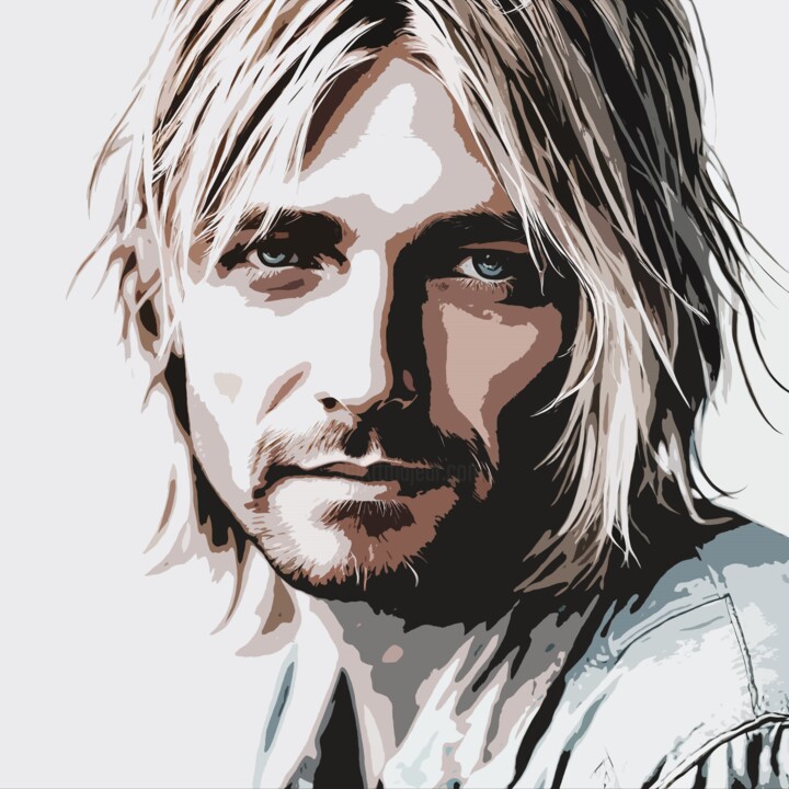 Kurt Cobain No.3 数字艺术