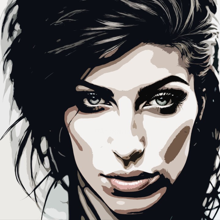 Amy Winehouse No.3 数字艺术
