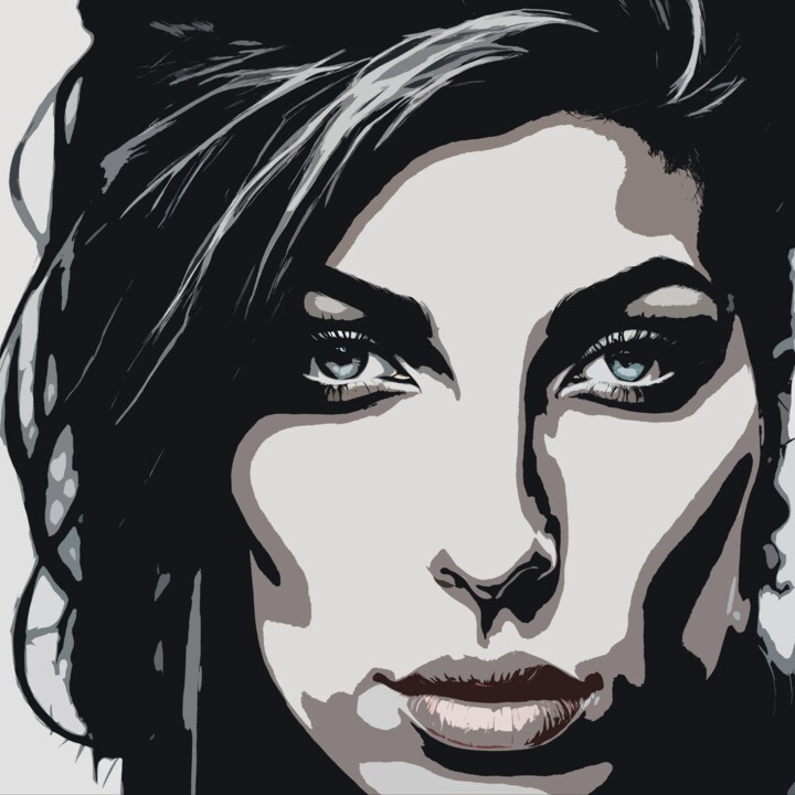 Amy Winehouse No.8 数字艺术